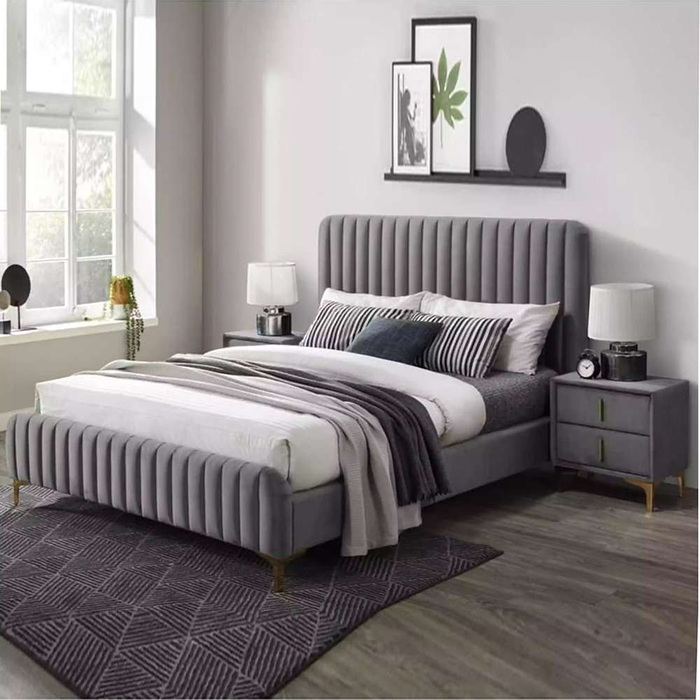 RoLucano Queen Bed - Dark Grey 0