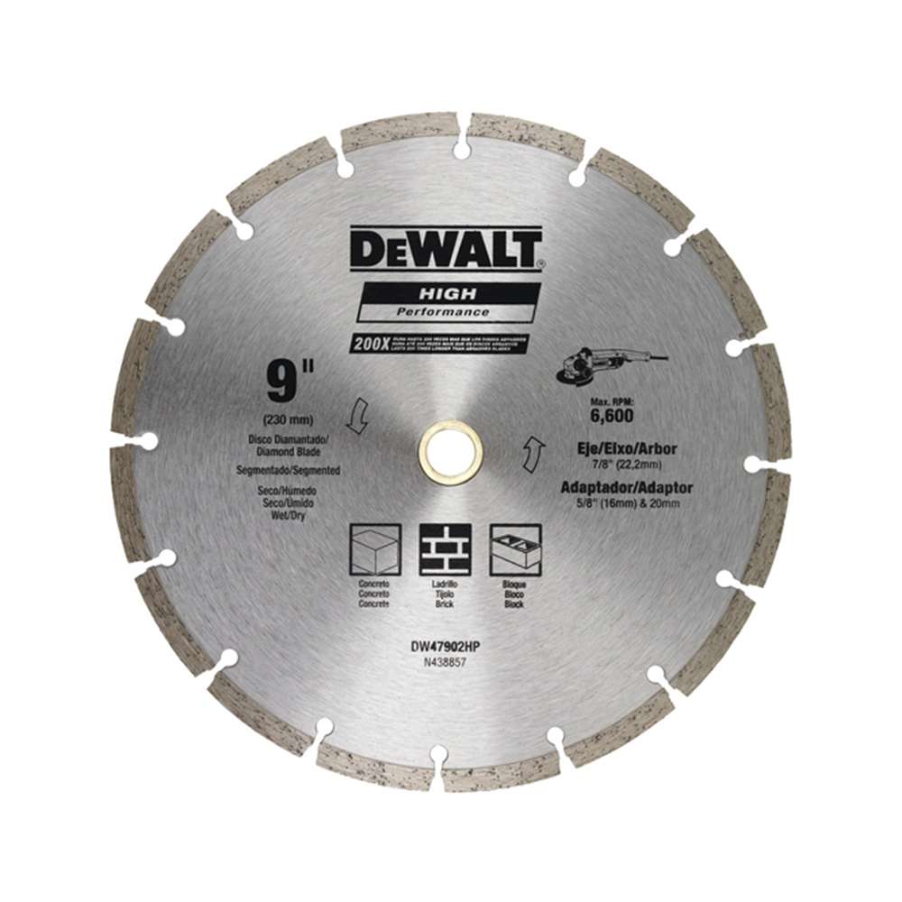 Dewalt Segmented Rim DW47902HP 230mm X 7mm X 22.2mm 0