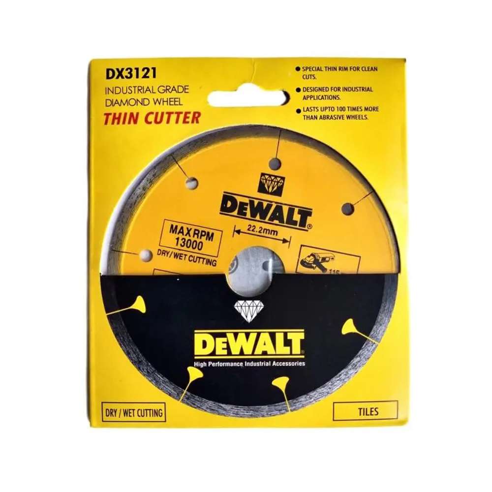 Dewalt DX3121 Diamond Blades For Tile Cutting - D115XBS22.2 0