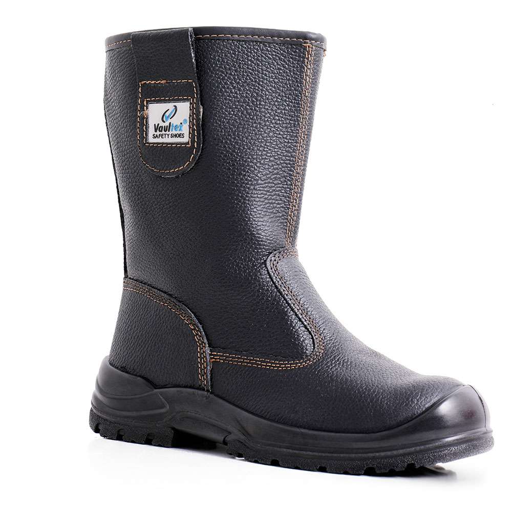 Vaultex YRA Steel Toe Safety Welding Boots - Black, 43 0