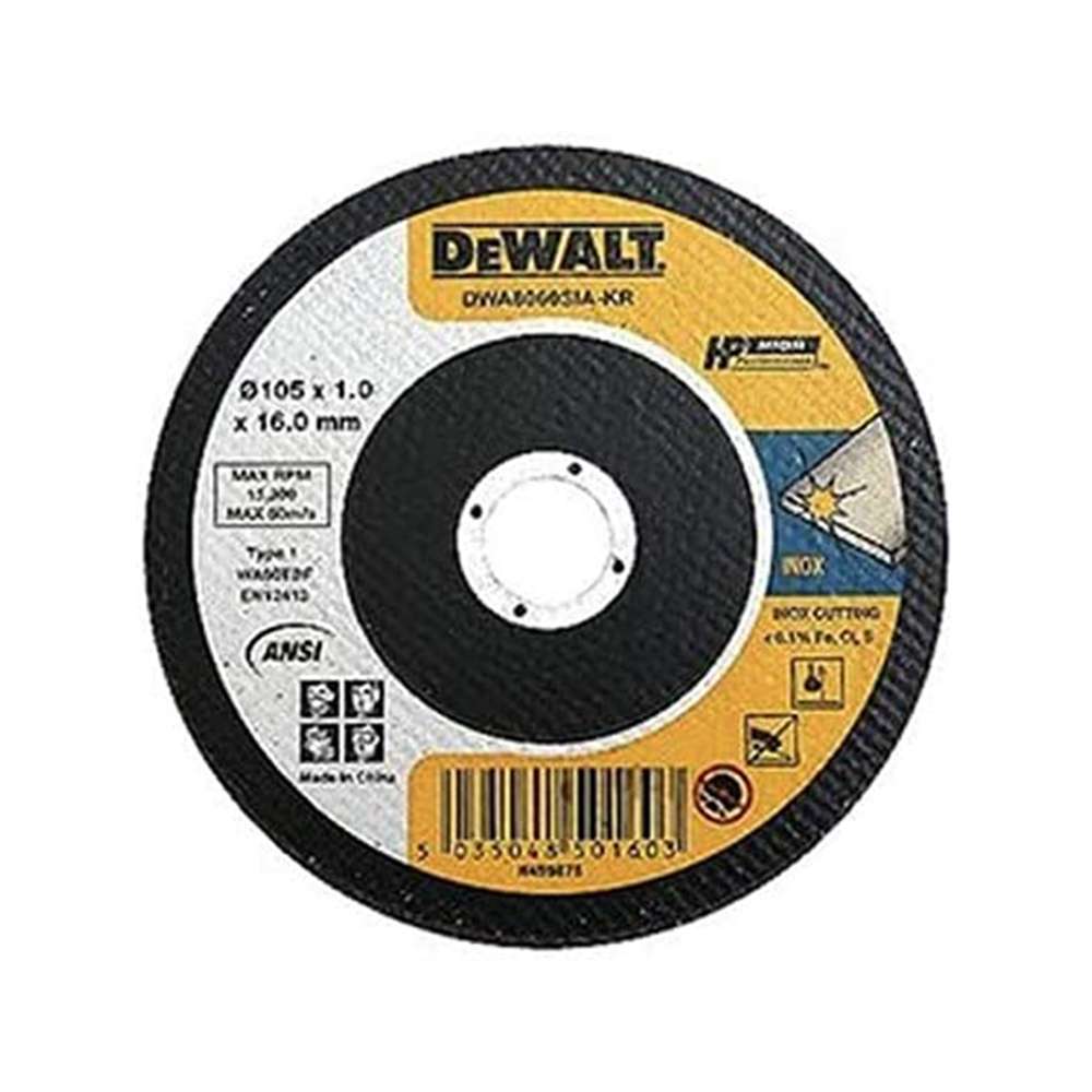 Dewalt DWA8062SIA-AE 115 x 1.2 x 22.23 Inox Cutting Wheel T1 0
