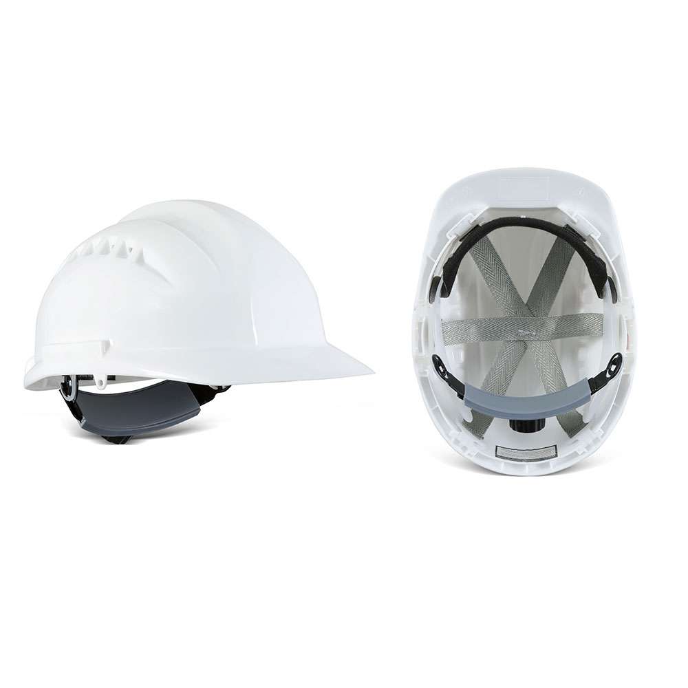 Vaultex MBP Vented Safety Helmet, White 2
