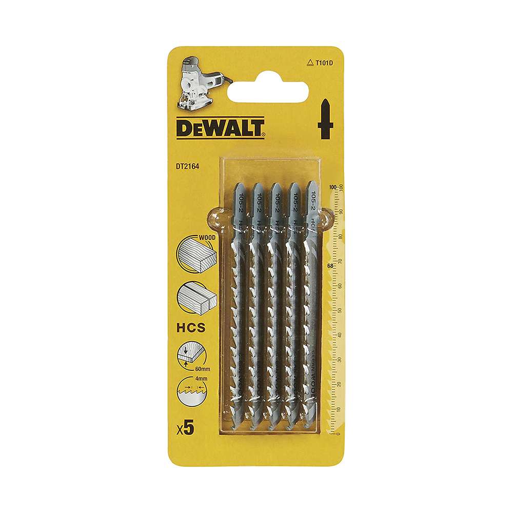 Dewalt Jig Saw Blade T Shank 68mm 6T DT2164-QZ (Pack of 5) 0