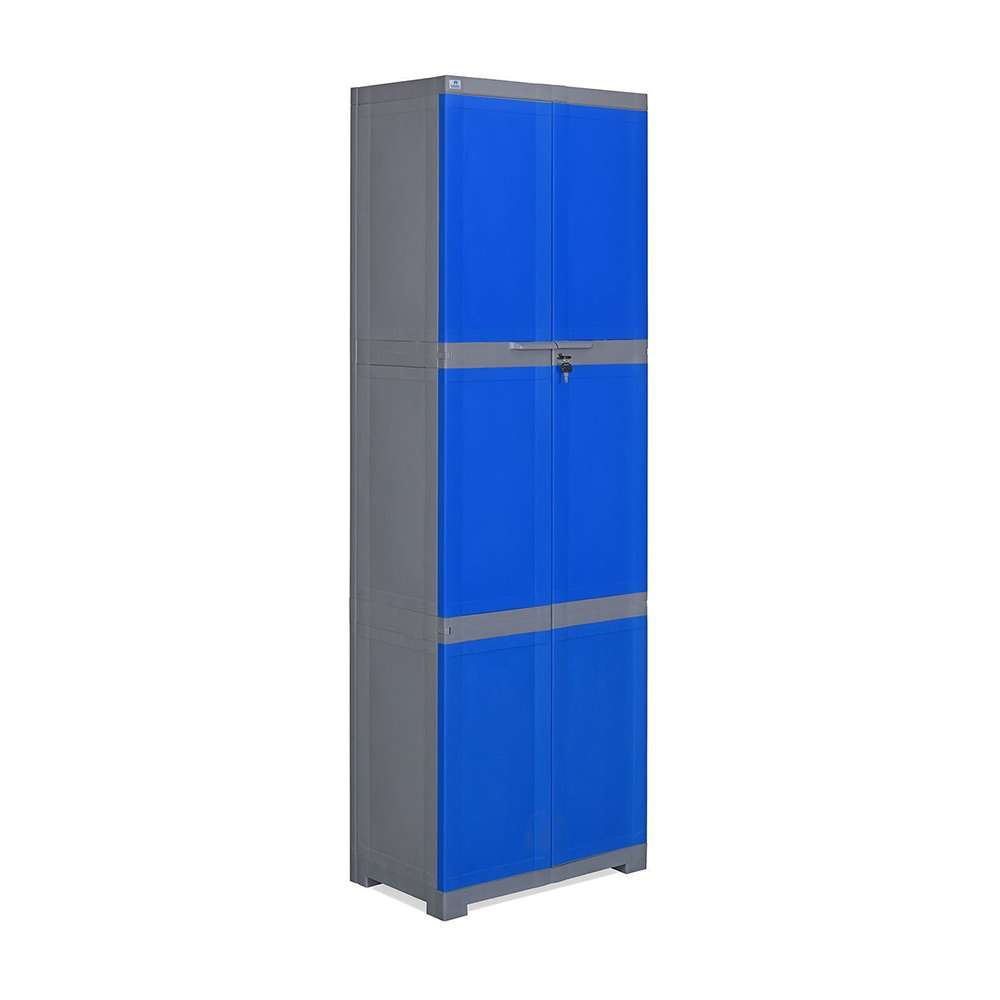 Nilkamal Freedom Mini Large Cabinet Deep Blue And Grey - FML 1