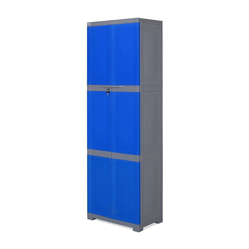 Nilkamal Freedom Mini Large Cabinet Deep Blue And Grey - FML 0