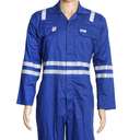 Vaultex MUN 250GSM Anti-Static Fire Retardant Cotton Coverall, Reflective Tape, Royal Blue, Medium 4
