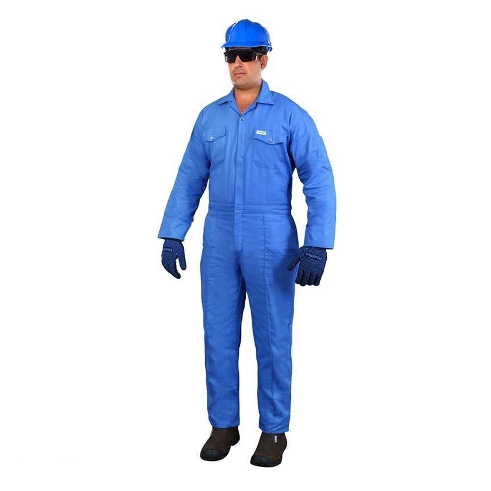 Vaultex NDJ 200GSM Cotton Coverall, Petrol Blue, Small 0