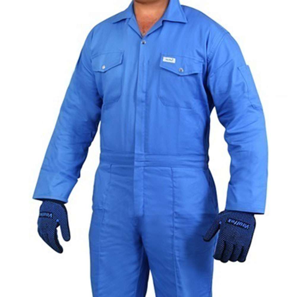 Vaultex NDJ 200GSM Cotton Coverall, Petrol Blue, Small 1