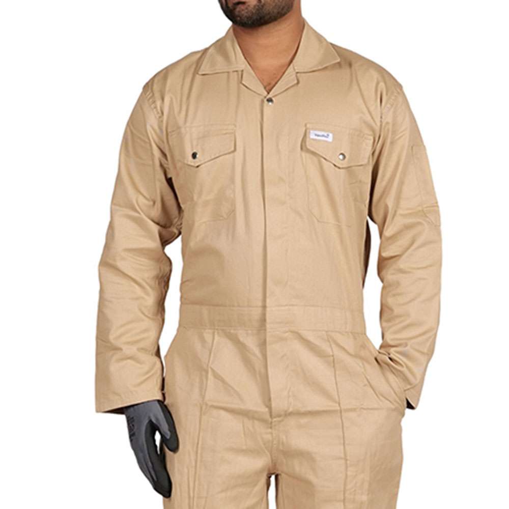 Vaultex TVU 200GSM Cotton Coverall, Beige, Small 1