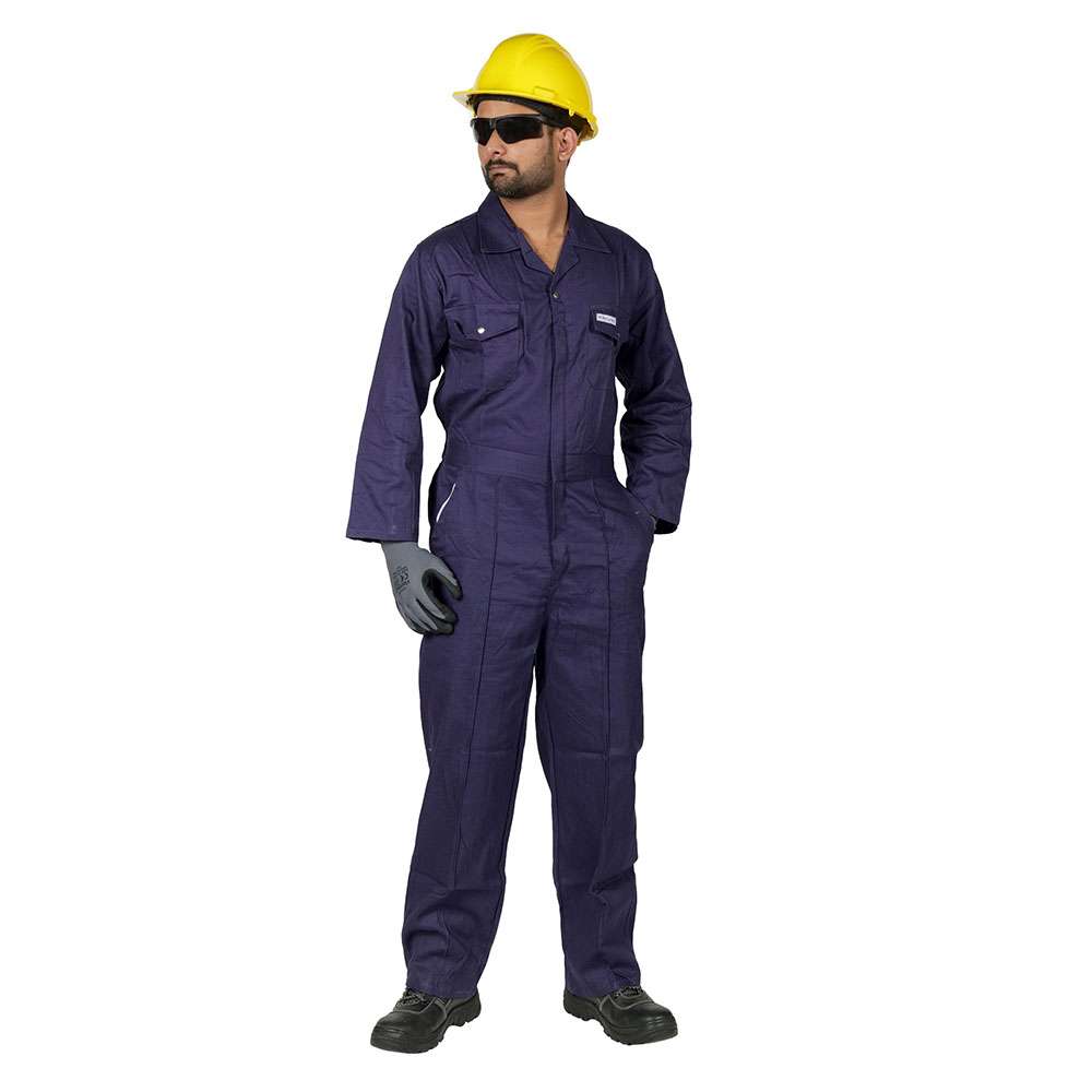 Workland N100 200GSM 100% Cotton Coverall Petro Blue - 4XL 0