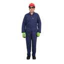 Vaultex BHA 210GSM Cotton Coverall, Breathable Fabric, Durable Stitching, Navy Blue, Medium 0