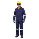 Vaultex VED Cotton Coverall, 240 GSM, Heavy-Duty Workwear, Navy Blue, Medium 0