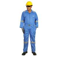 Vaultex ASK Twill Coverall, 190 GSM, Reflective Strip Safety, Petrol Blue, 5XL
