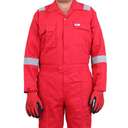Vaultex DIA Cotton Coverall, 240 GSM, Heavy-Duty Workwear, Red, Large 1
