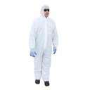 Vaultex DCC Non-Medical Disposable Coverall, 30 GSM, Lightweight Protective Wear, White, Medium 0