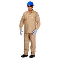 Workland 2BWL 65/35 Polycotton 135GSM Pant & Shirt, Beige, Small