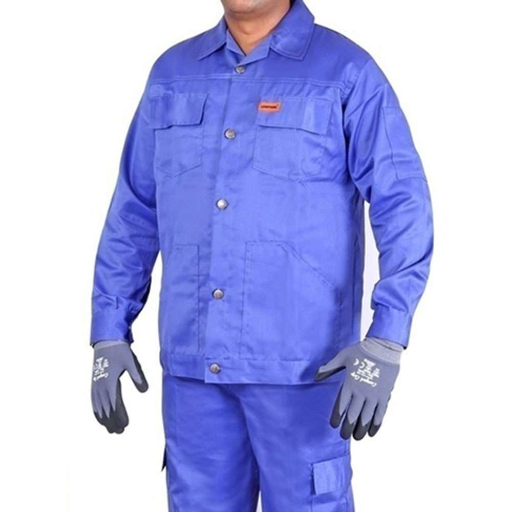 Armstrong APC 190GSM Twill Pant & Shirt, Size 5XL, Durable Workwear Set - Blue 1