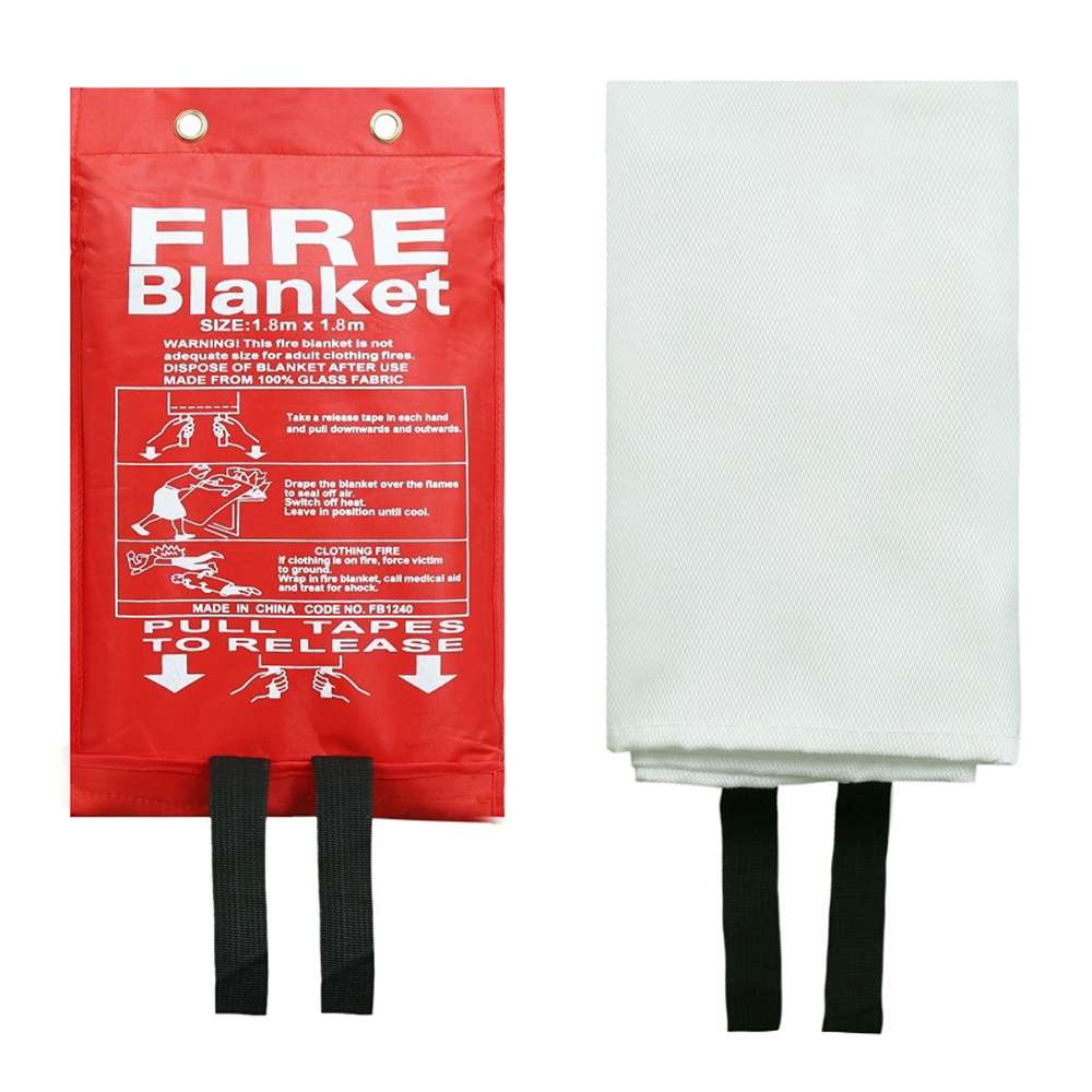 FB1240 Fire Blanket 1.2 m x 1.2 m x 0.5 mm, Nylon Bag Pack 0