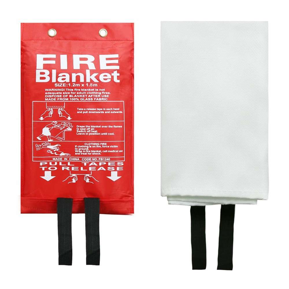 FB18 Fire Blanket 1.8 m x 1.8 m x 0.5 mm, Nylon Bag Pack 0