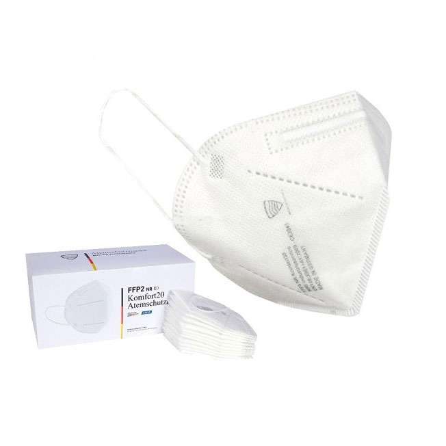 SJO Disposable FFP2 Flat Fold Particulate Respirator, 50Pcs/Pack 1
