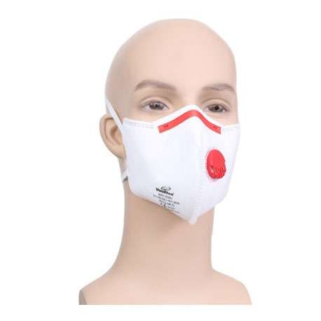 كمّامة الحماية من الجسيمات فولتكس (BPK) غير الطبية المسطحة القابلة للطي (FFP2) المكون من (20Pcs/Pack) قطعة