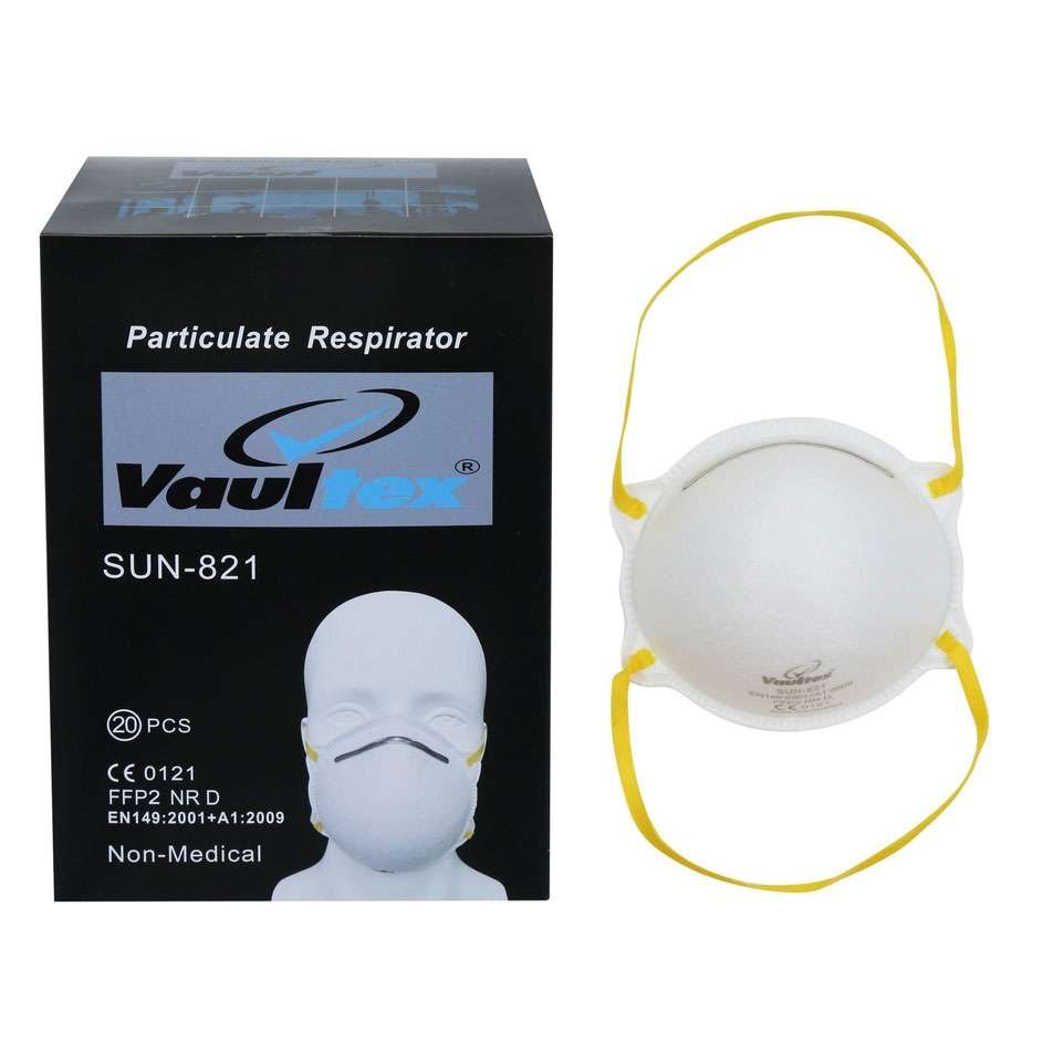 Vaultex SUN Non Medical FFP2 Respirator, 20Pcs/Pack 1