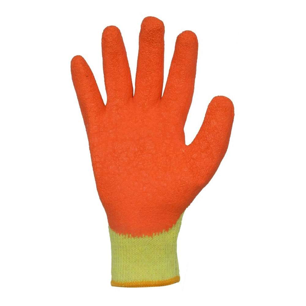 Armstrong KGP Latex Coated Gloves Orange & Yellow Size XL, 12 Pair/Pack 1
