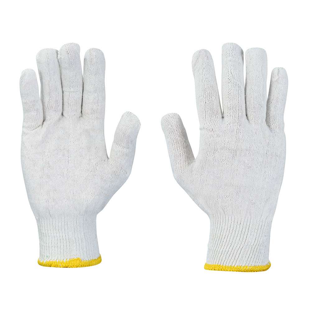 قفازات قطنية بيضاء (GSD) باللون الأبيض وزن (400gm) و المكونة من (12Pair) زوج 2