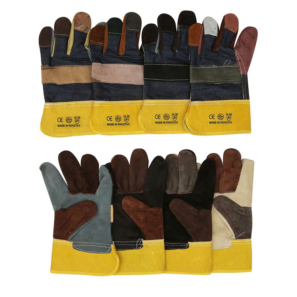 LQG Single Palm Leather gloves, 12Pair/Pack 1