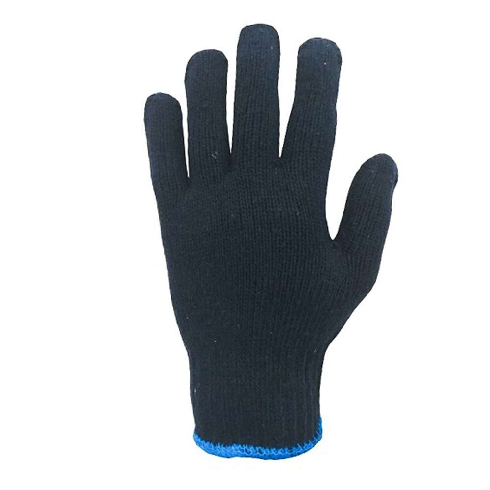 MGP Cotton Knitted gloves blue, 12Pair/Pack