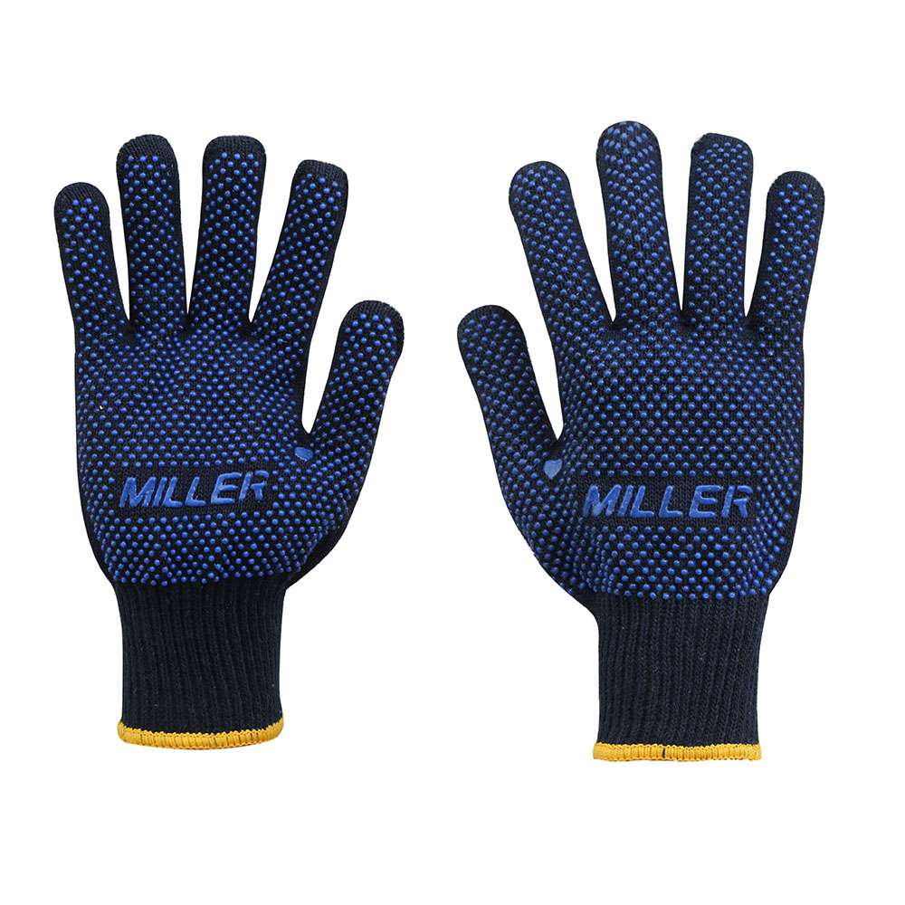 قفازات ميلر (SCO) مزدوجة الجوانب من البولي فينيل كلوريد (PVC) لون أزرق وزن (1054gm) و المكونة من (12Pair) زوج 2