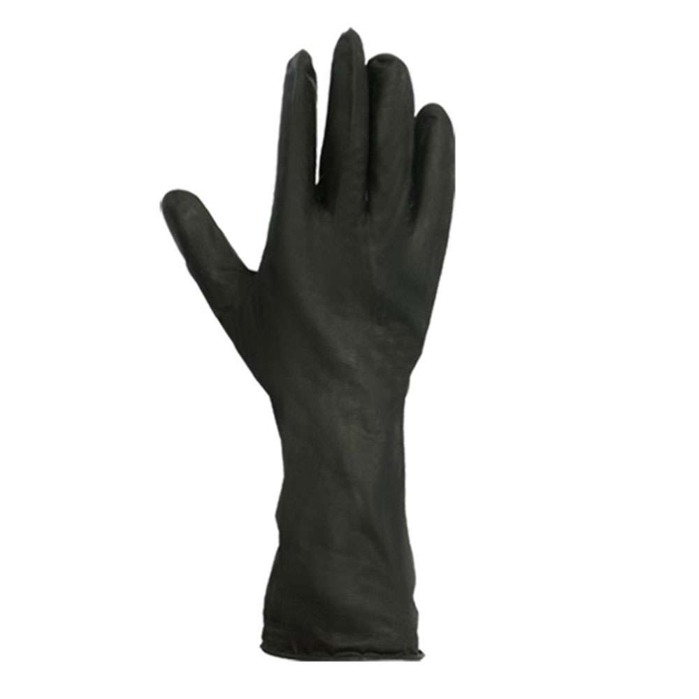 RGS Latex Rubber gloves Color Black, Size XL, 12Pair/Pack 0