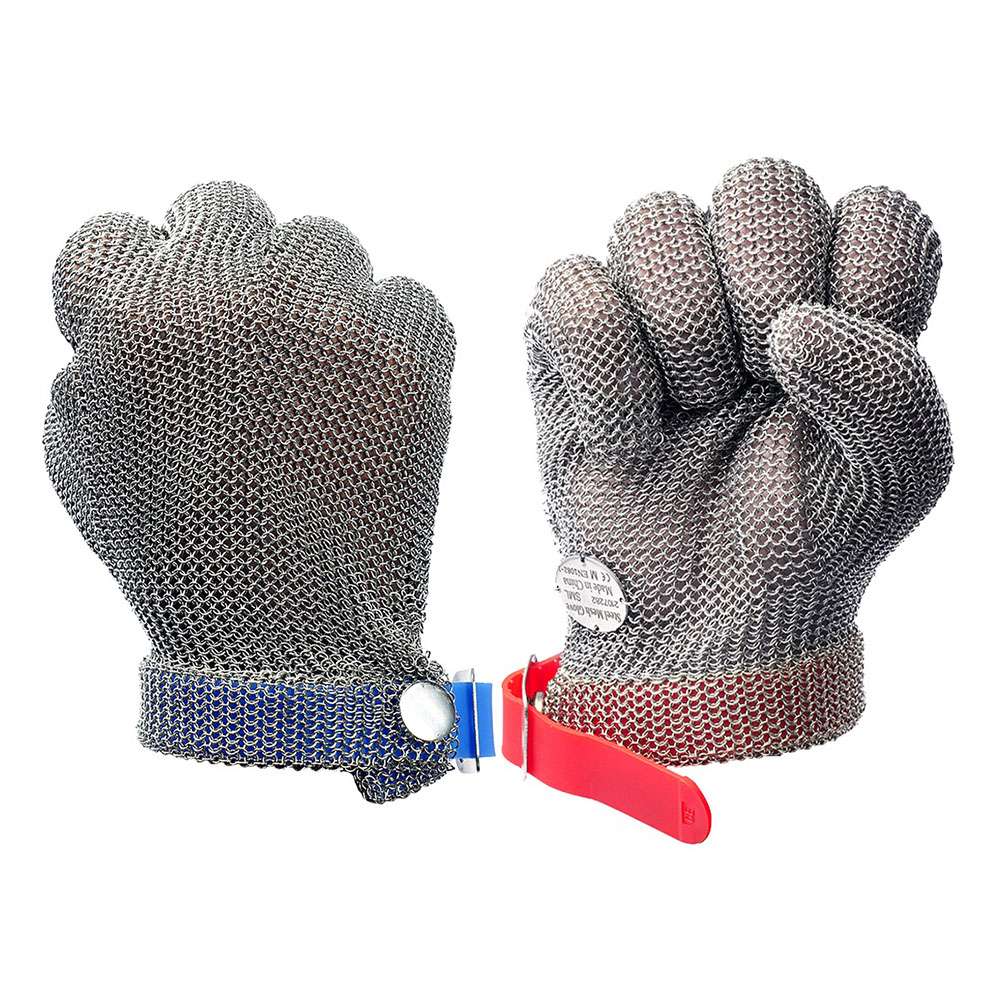 SML Chainextra Stainless Steel Wrist Cut resistance Gloves, Size M, 1Pc/Pack 2