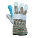 Vaultex 8BAK Double Palm leather Blue & Grey, 12Pair/Pack 0