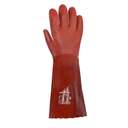 Vaultex BAO Double Dip PVC Chemical gloves, 40Cm Length, Red, Size M, 12 Pair/Pack 0