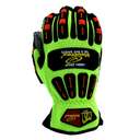 Vaultex OLD Microfibre Impact resistance gloves Neon Green , 1Pair/Pack 0