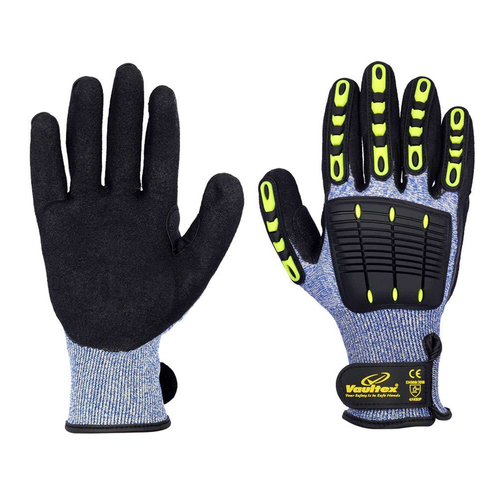 Vaultex RUB72 Nitrile Coated Cut D Impact resistance gloves, Size XL, 1 Pair/Pack 2