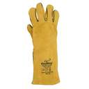 Vaultex WGT Welding gloves with Piping 16 inch, Yellow Colour, 12Pair/Pack 0
