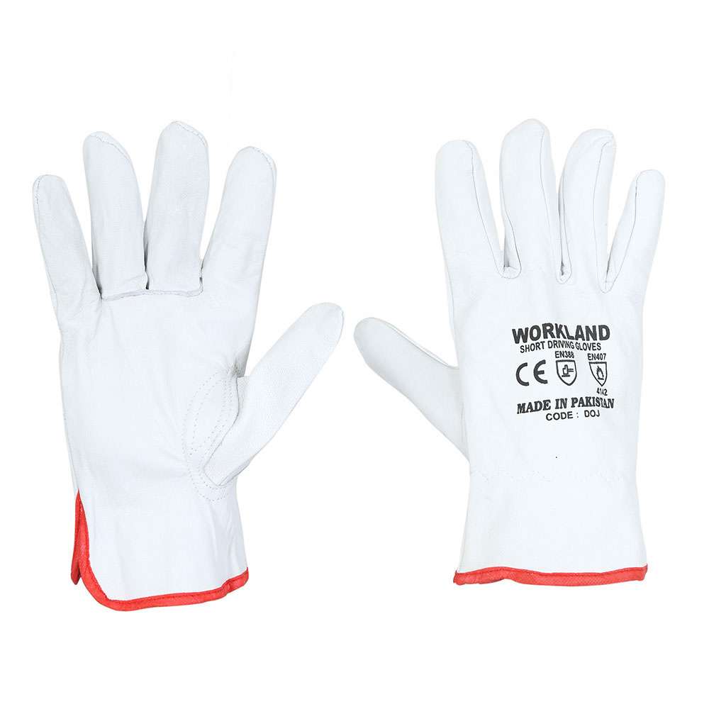 Workland ADO Double Side PVC dotted gloves Blue Color, 800gm/Pack 12Pairs/Pack 2