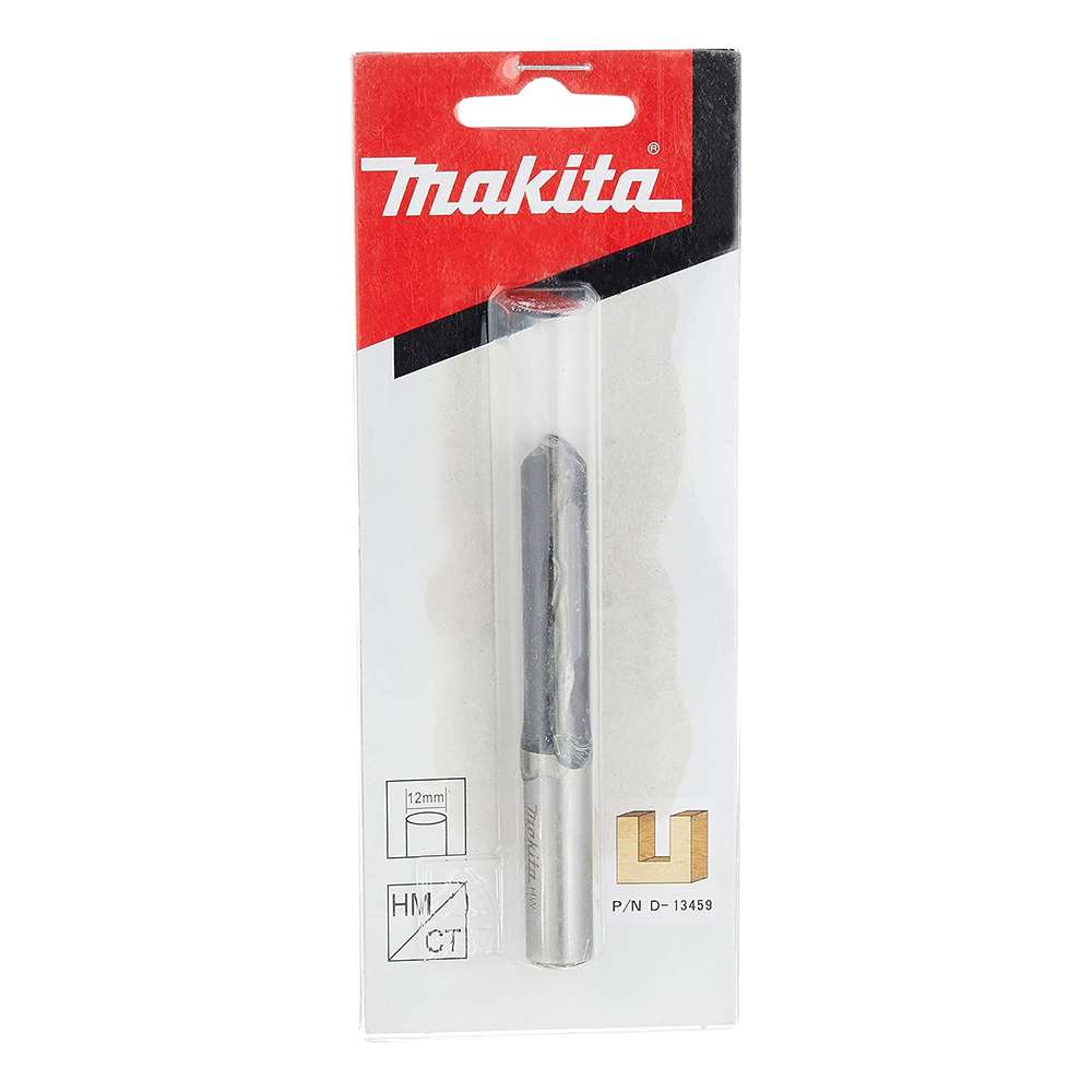 Makita D13459 Pt Acc 12mm Shank Diameter 38mm Length Straight Bit 1