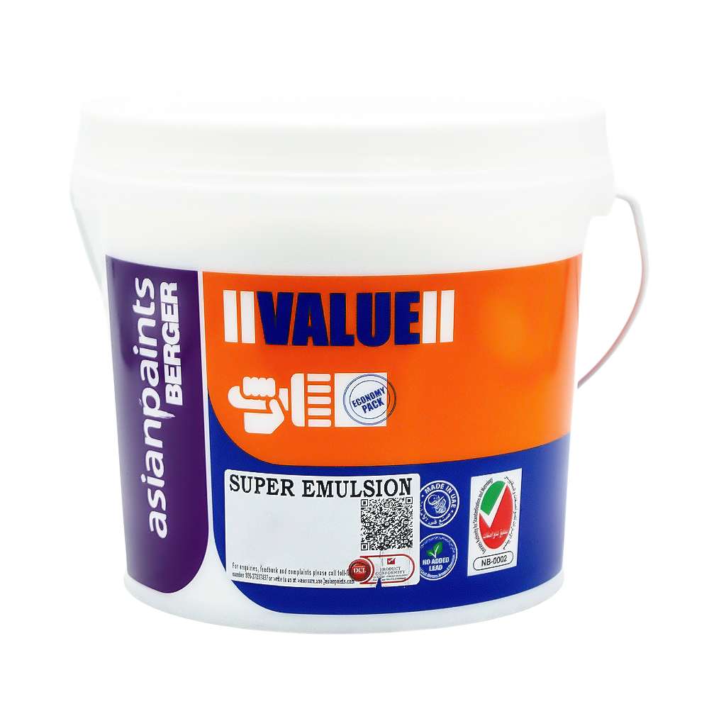 Asian Paints Berger Value Super Emulsion 4L 011 Magnolia 0