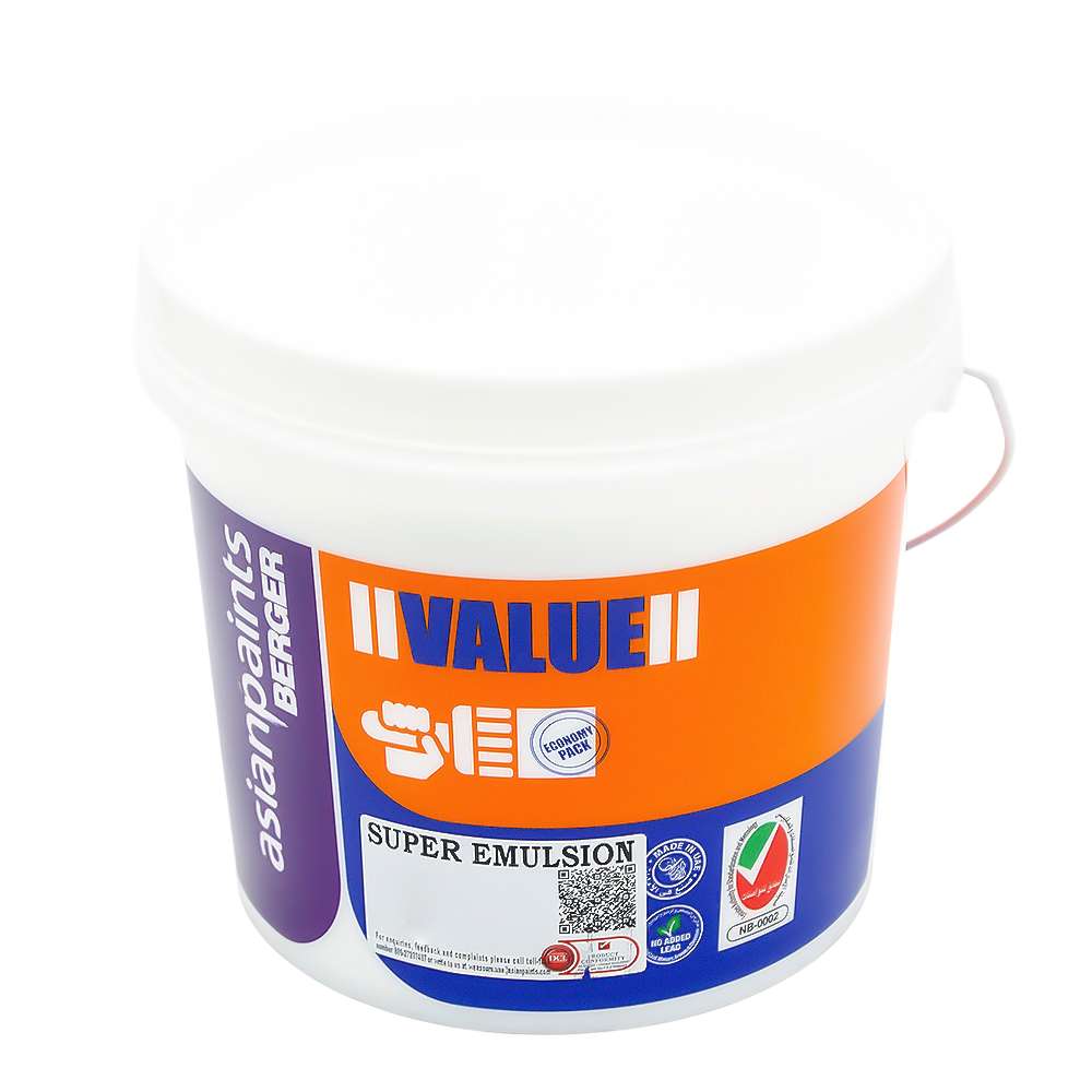 Asian Paints Berger Value Super Emulsion 4L 011 Magnolia 2