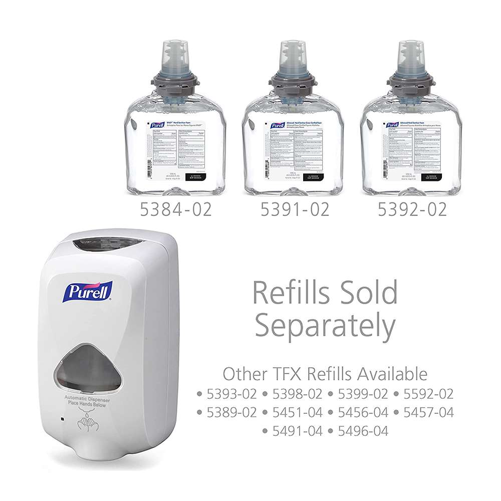 Purell TFX ABS Plastic Touch-Free Dispenser (Grey 1200 ml 9.02 Kg) 4