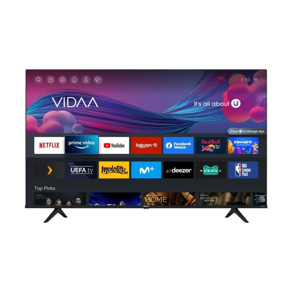 Hisense 43" UHD 4K Smart Google TV A62H Class A6 Series LED Dolby Vision HDR & HDR10 43A62H Google Assistant Refresh Rate 60 Hz 0