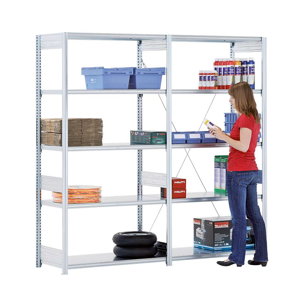 Bito Galvanized Steel Shelving Type (Silver 2000 x 1058 x 524mm) 1