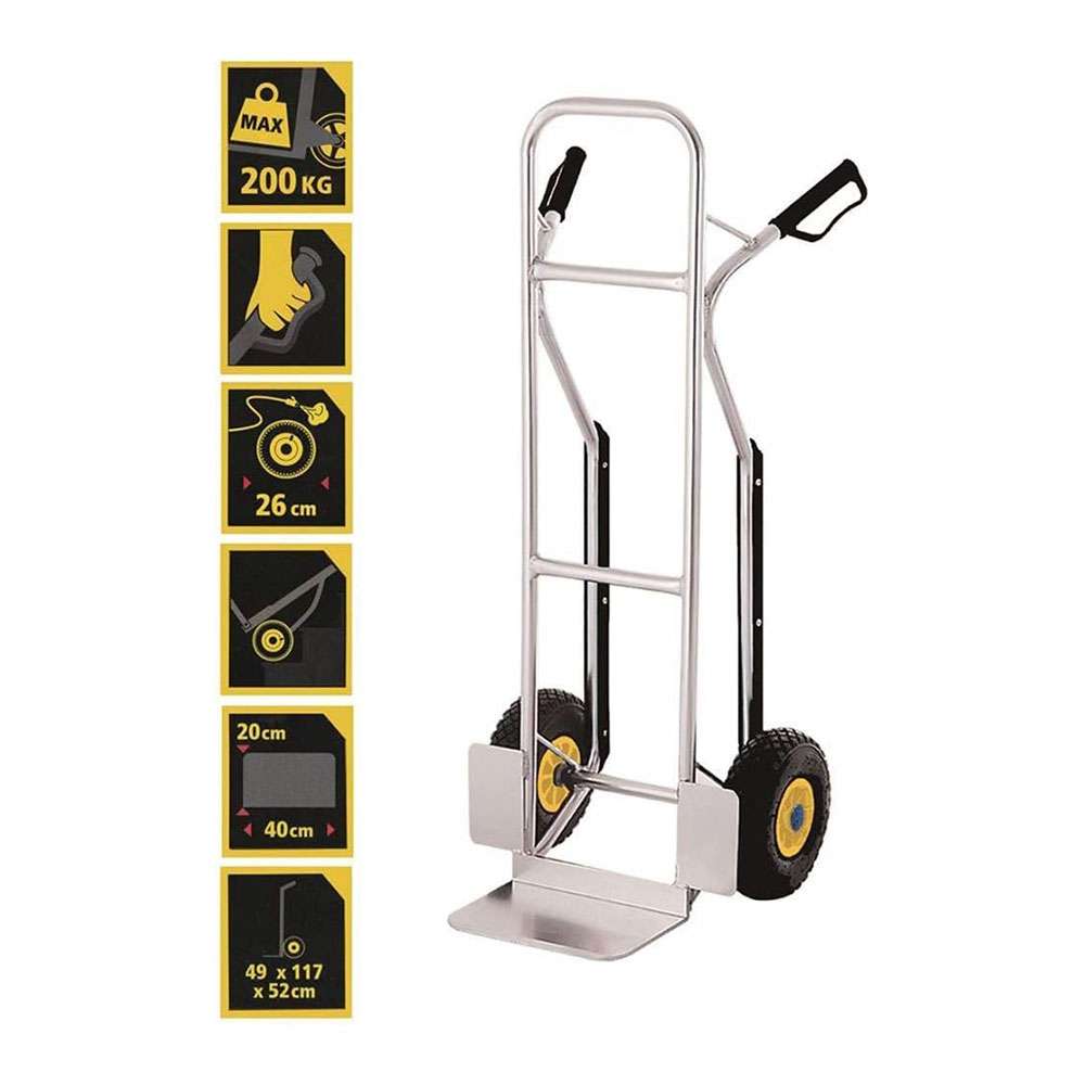 Stanley SXWTC-HT525 Aluminium Hand Truck Pneumatic Wheel, Capacity 200Kg 6