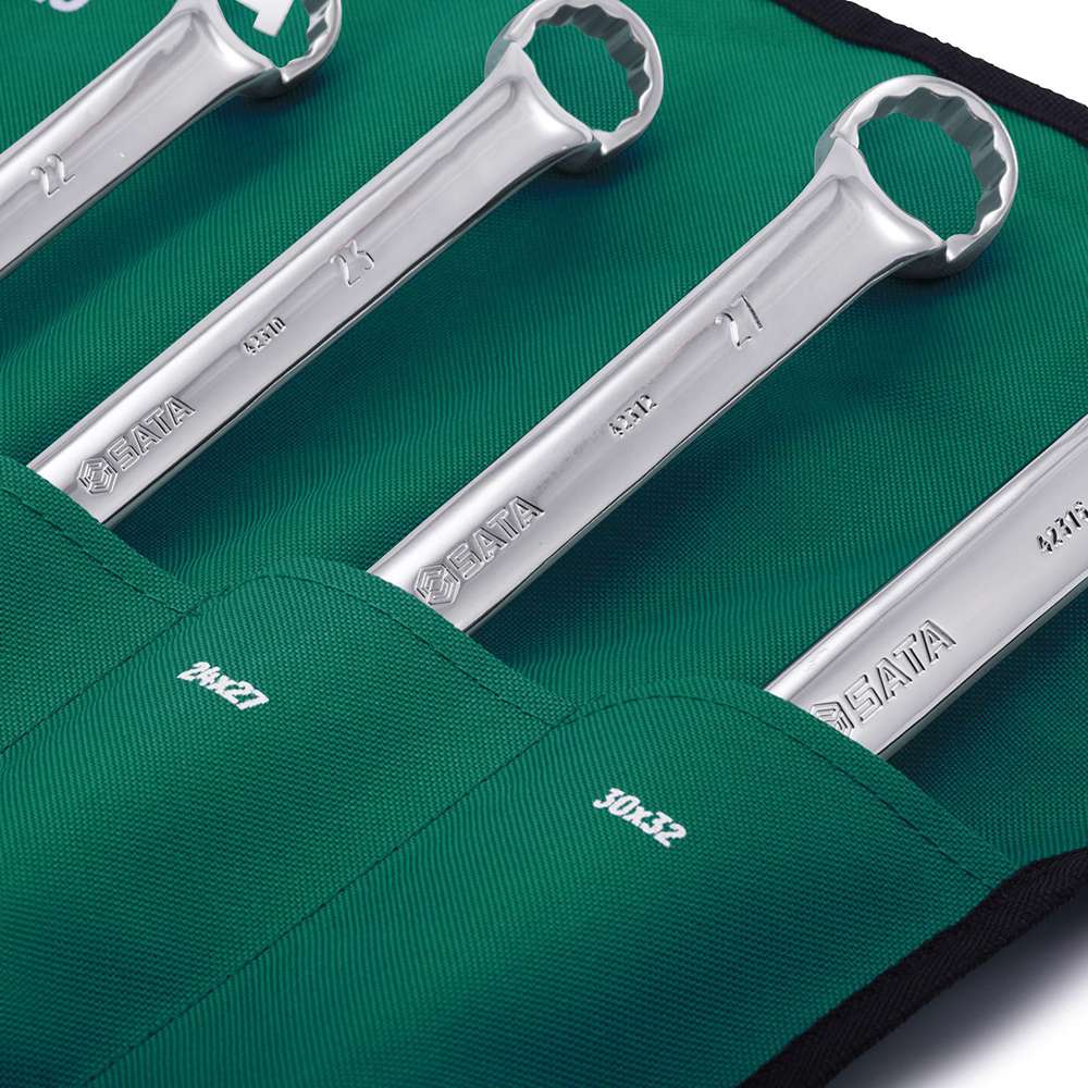 SATA ST08023 11-Piece Metric Deep Offset Double Box End Wrench Set 2