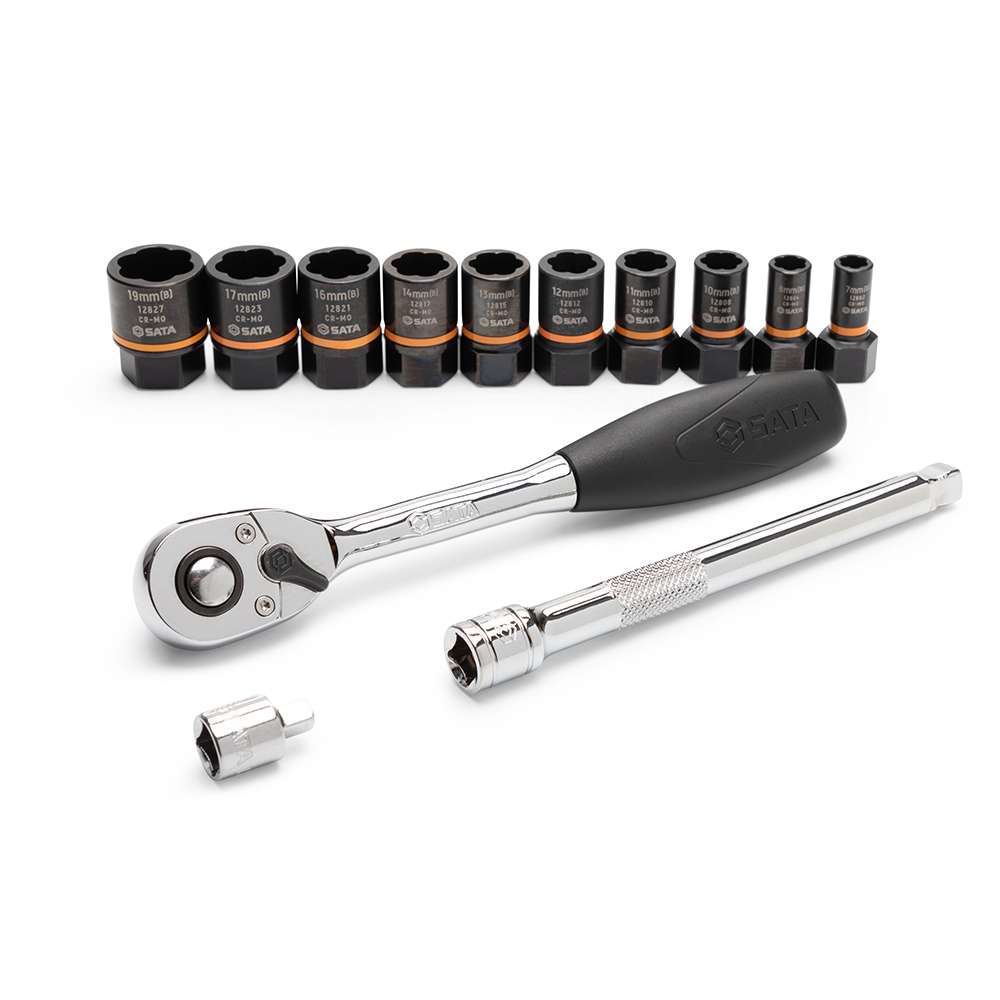 SATA ST09137 13-Piece 1/4" and 3/8" BoltBiter Set 0