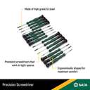 SATA ST09317SJ 15-Piece Precision Combination Screwdriver Set 4