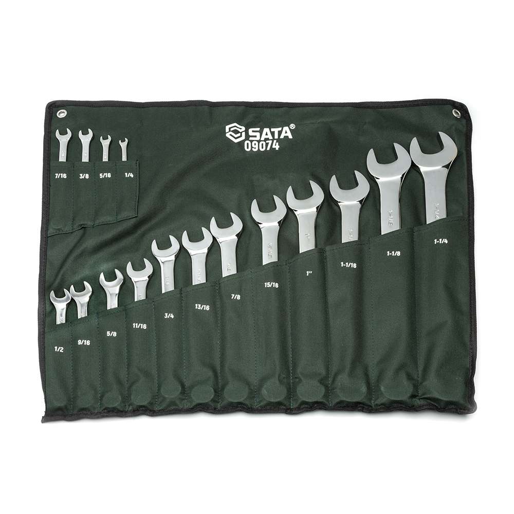 SATA ST09074SJ 16-Piece SAE Combination Wrench Set